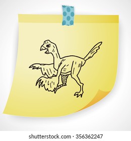 dinosaur doodle