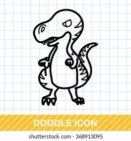 dinosaur doodle