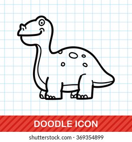 dinosaur doodle