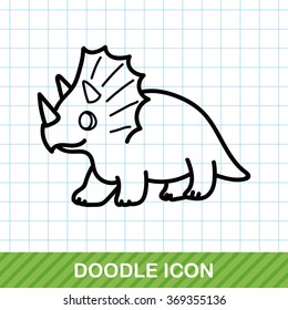 dinosaur doodle