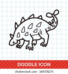 dinosaur doodle