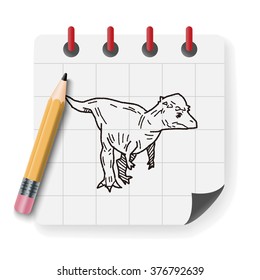 dinosaur doodle