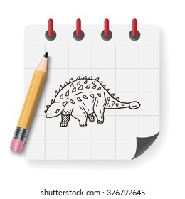 dinosaur doodle