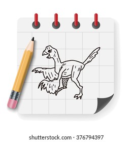 dinosaur doodle