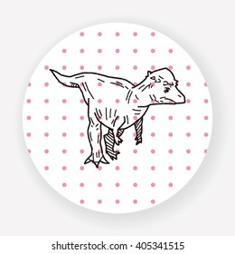 dinosaur doodle