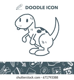 dinosaur doodle