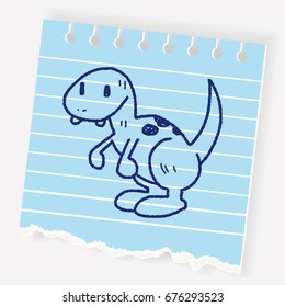 dinosaur doodle