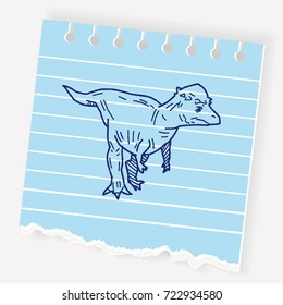 dinosaur doodle