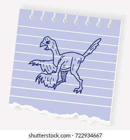 dinosaur doodle