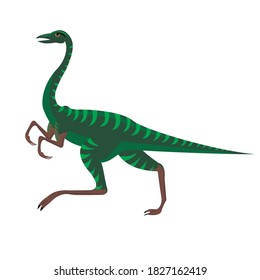 dinosaur drawing on white background, vector illustration