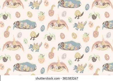 dinosaur egg baby pattern