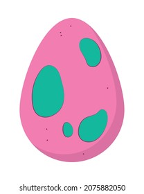 dinosaur egg icon on white background