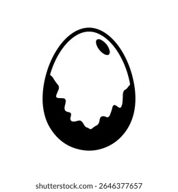 Dinosaur egg icon vector flat illustration design.