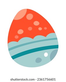 Dinosaur Egg Icon Vector Illustration