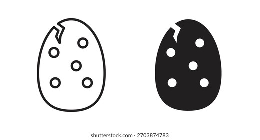 Dinosaur egg icon for web design, mobile apps