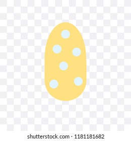 Dinosaur egg vector icon isolated on transparent background, Dinosaur egg logo concept