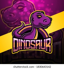 Dinosaur esport mascot logo design