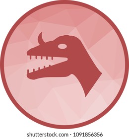 Dinosaur Face icon
