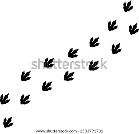 Dinosaur Foot Digital EPS Vector File