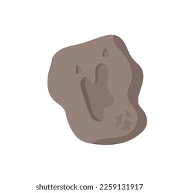 Dinosaur footprint tracks. Illustrations paw, claw predator. Dinosaur footprint perfect for textile, wrap and wallpaper and design