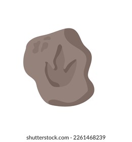 Dinosaur footprint tracks. Illustrations paw, claw predator. Dinosaur footprint perfect for textile, wrap and wallpaper and design