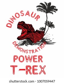 Dinosaur graphic design vector art