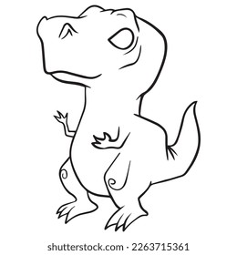 dinosaur graphic design vector illustration,art tattoo sketch,hand draw,print use