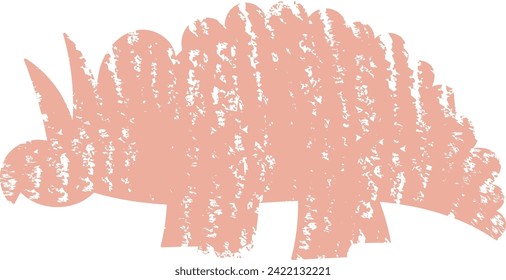 Dinosaur Grunge Silhouette Vector Illustration