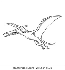 Dinosaurio dibujado a mano Ilustración vectorial