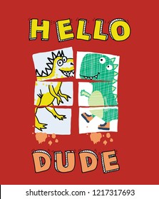 dinosaur hello slogans