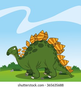 Dinosaur icon design 