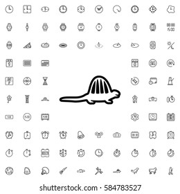 dinosaur icon illustration isolated vector sign symbol. Time icons set.