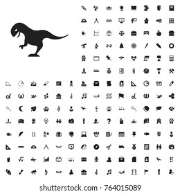 Dinosaur icon illustration isolated vector sign symbol. education icons set for web and mobile.
