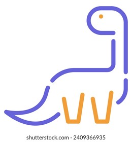 Dinosaur Icon Illustration for web, app, infographic, etc