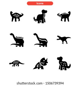 dinosaur icon isolated sign symbol vector illustration - Collection of high quality black style vector icons
