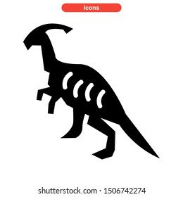 dinosaur icon isolated sign symbol vector illustration - high quality black style vector icons
