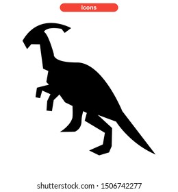 dinosaur icon isolated sign symbol vector illustration - high quality black style vector icons
