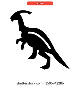 dinosaur icon isolated sign symbol vector illustration - high quality black style vector icons

