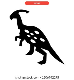 dinosaur icon isolated sign symbol vector illustration - high quality black style vector icons
