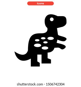 dinosaur icon isolated sign symbol vector illustration - high quality black style vector icons
