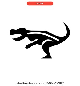 dinosaur icon isolated sign symbol vector illustration - high quality black style vector icons

