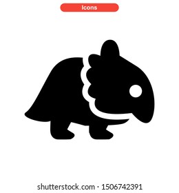 dinosaur icon isolated sign symbol vector illustration - high quality black style vector icons
