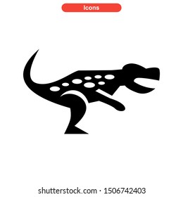 dinosaur icon isolated sign symbol vector illustration - high quality black style vector icons
