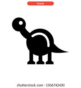 dinosaur icon isolated sign symbol vector illustration - high quality black style vector icons
