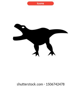 dinosaur icon isolated sign symbol vector illustration - high quality black style vector icons
