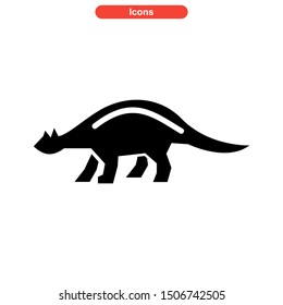 dinosaur icon isolated sign symbol vector illustration - high quality black style vector icons
