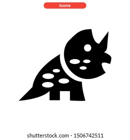 dinosaur icon isolated sign symbol vector illustration - high quality black style vector icons
