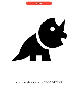 dinosaur icon isolated sign symbol vector illustration - high quality black style vector icons
