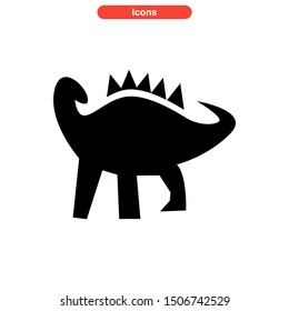 dinosaur icon isolated sign symbol vector illustration - high quality black style vector icons
