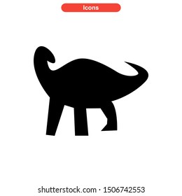 dinosaur icon isolated sign symbol vector illustration - high quality black style vector icons
